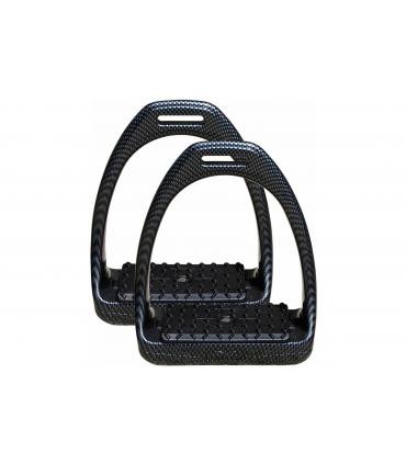 Compositi stijgbeugels met carbon-look