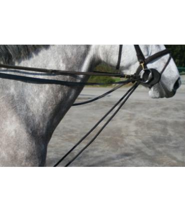 Slofteugels leer/koord