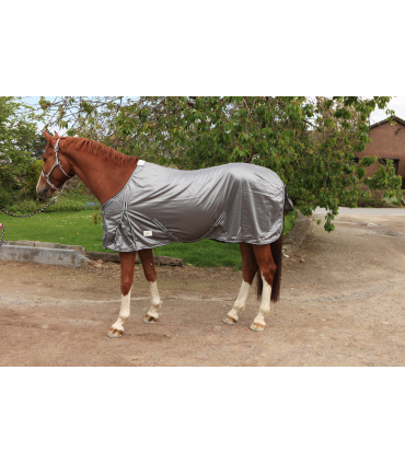 Grijs vliegendeken voor paarden
