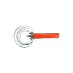 Ronde Metalen Rosborstel – Doeltreffende Verzorging voor Gevoelige Paarden