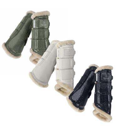 Beenbeschermers Croco Platinum 2022 classic mesh faux fur - Eskadron