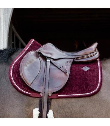 Kentucky Velvet Veelzijdig Zadeldek – Bordeaux