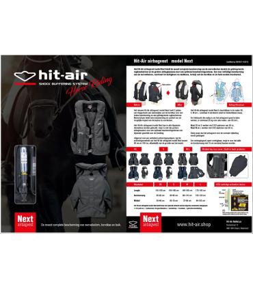 Hit-Air Next Airbagvest – Maximale Bescherming + GRATIS Extra CO2-patroon